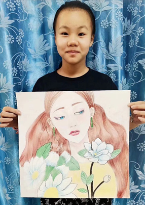 绘画作品展现