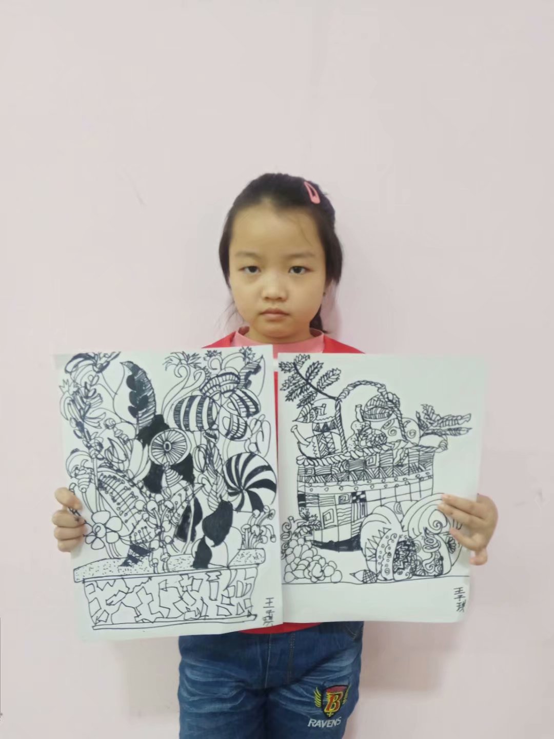绘画作品展现