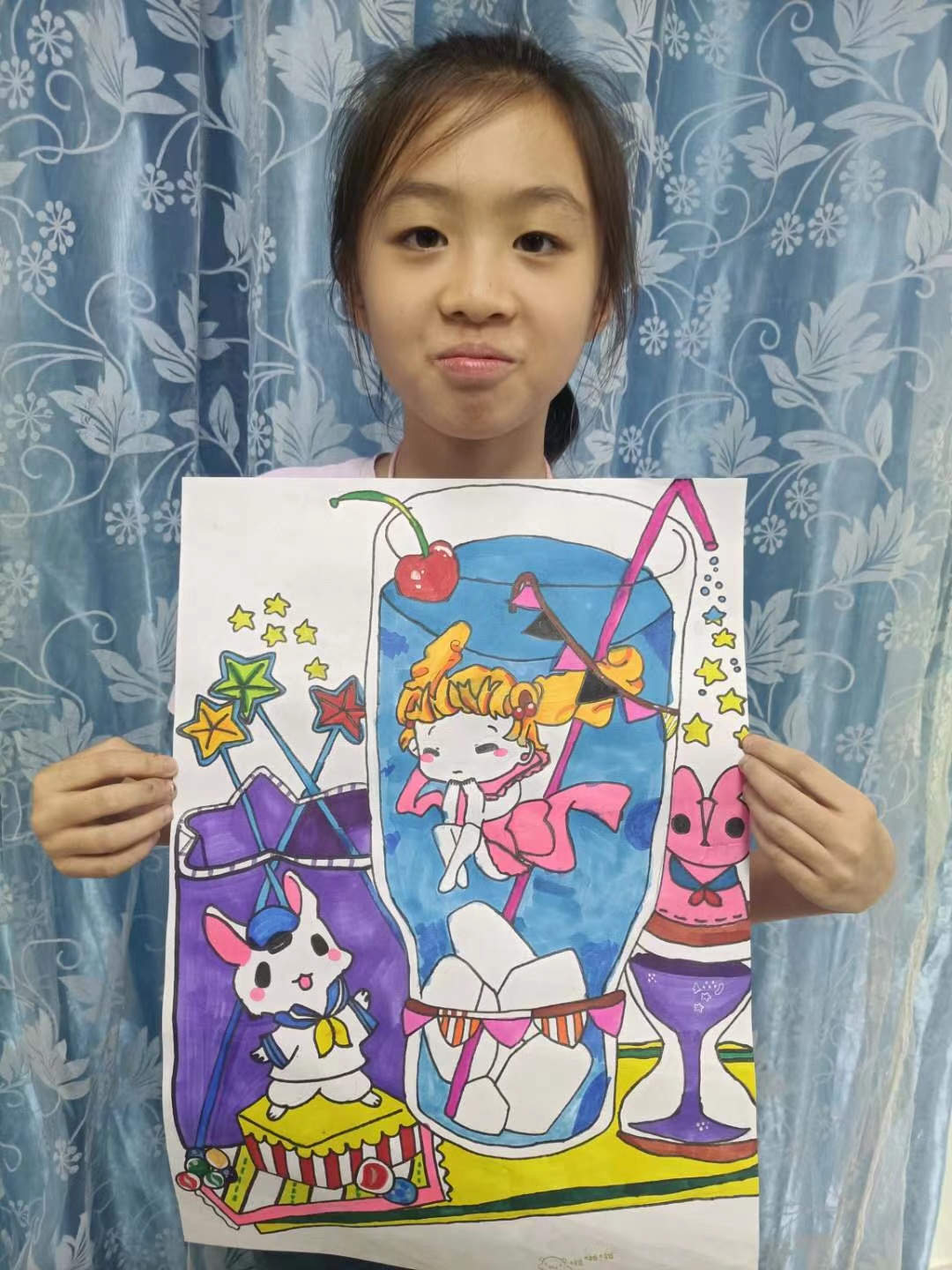 绘画作品展现