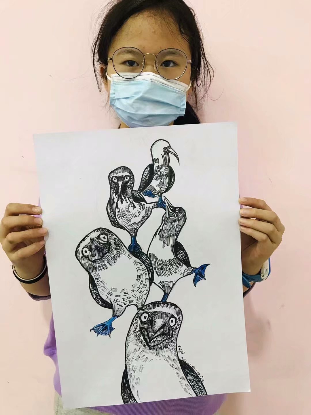 绘画作品展现
