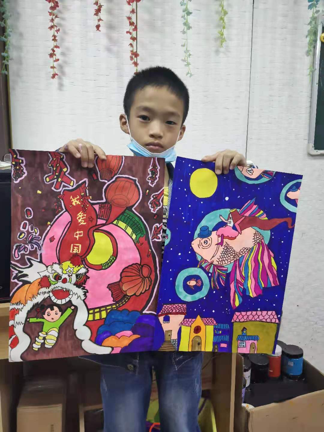 绘画作品展现